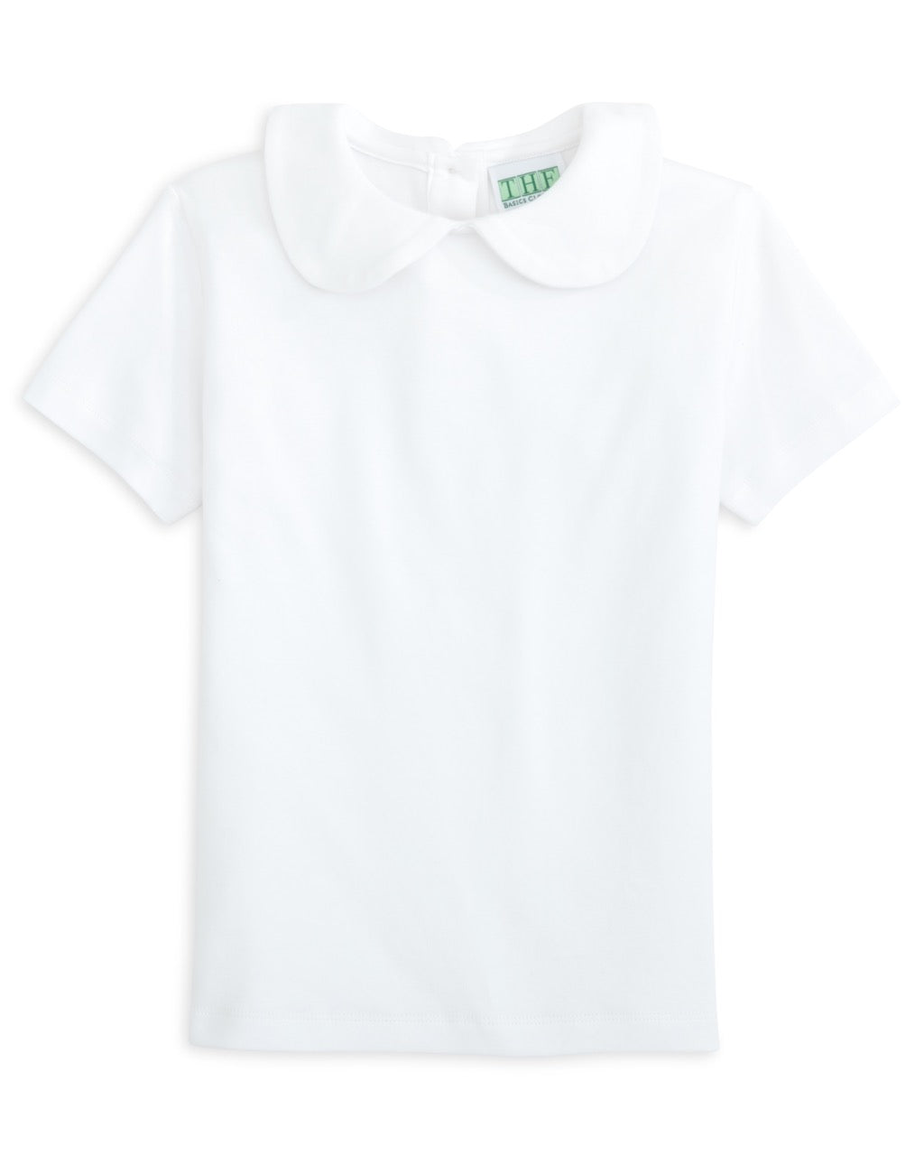 Short Sleeved Peter Pan Shirt